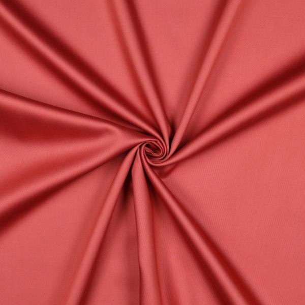 Baumwoll Satin Dark Rose